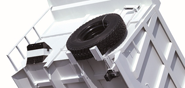 Hyundai Construction Truck – Heavy Duty Dump – Spare tire
